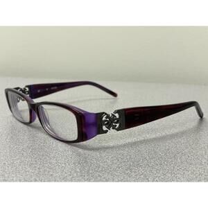 Guess GU1571 Purple 51-15-135 Cut-Out Logo Detail Eyeglass Frames ONLY